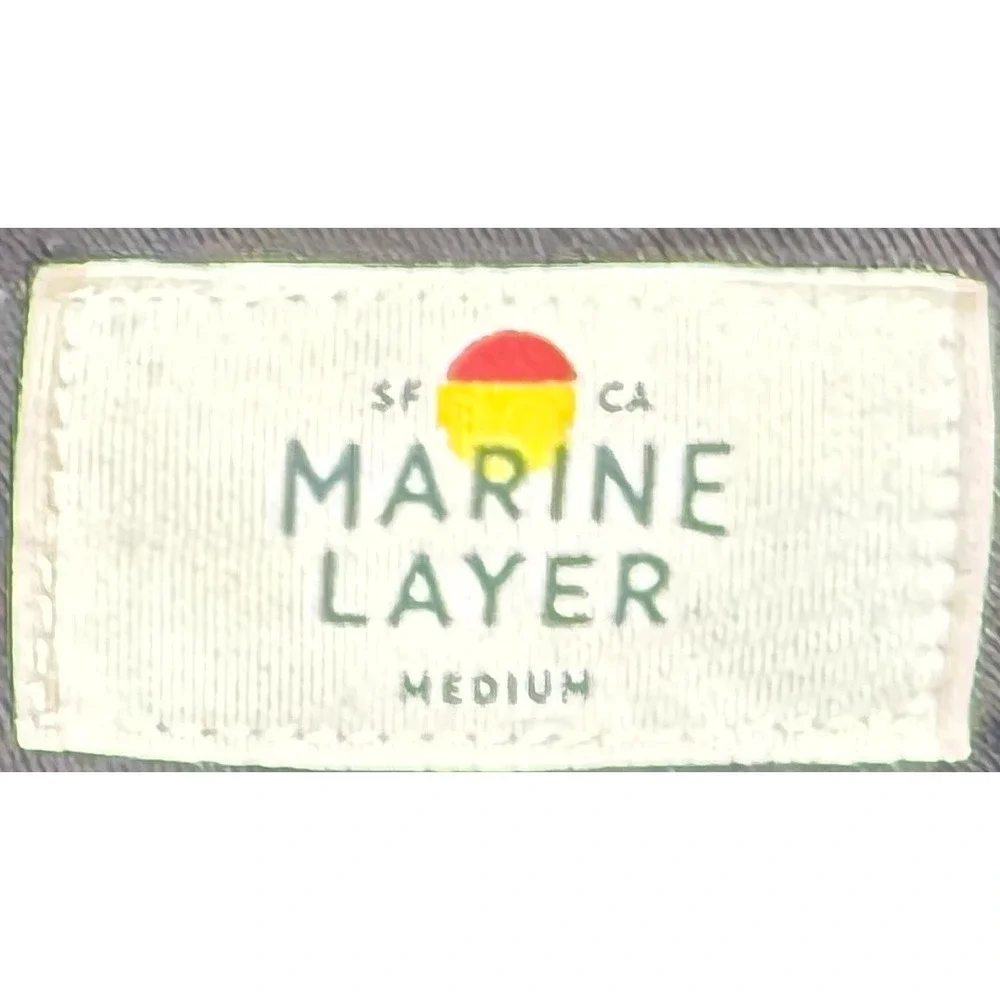 Marine Layer Women's Birdseye‎ Full Zip Bomber Jacket Size Medium
